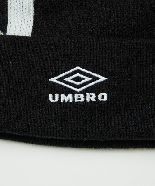 UMBRO（アンブロ）の「UMBRO/アンブロ UMBRO × go!go!vanillas ロゴ ビーニー（ニットキャップ/ビーニー・メンズ・ブラック/ブラウン・ONE SIZE）」の3枚目の写真