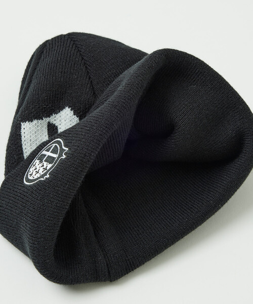 UMBRO（アンブロ）の「UMBRO/アンブロ UMBRO × go!go!vanillas ロゴ ビーニー（ニットキャップ/ビーニー・メンズ・ブラック/ブラウン・ONE SIZE）」の6枚目の写真