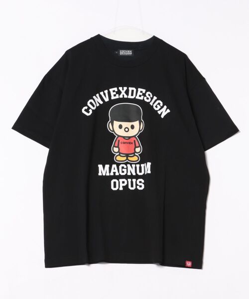 CONVEX（コンベックス）の「ﾃﾞｨﾌｫﾙﾒMUTAN / WIDE-T（大人）（Tシャツ/カットソー・メンズ・レッド/ブラック・LARGE/MEDIUM）」の4枚目の写真