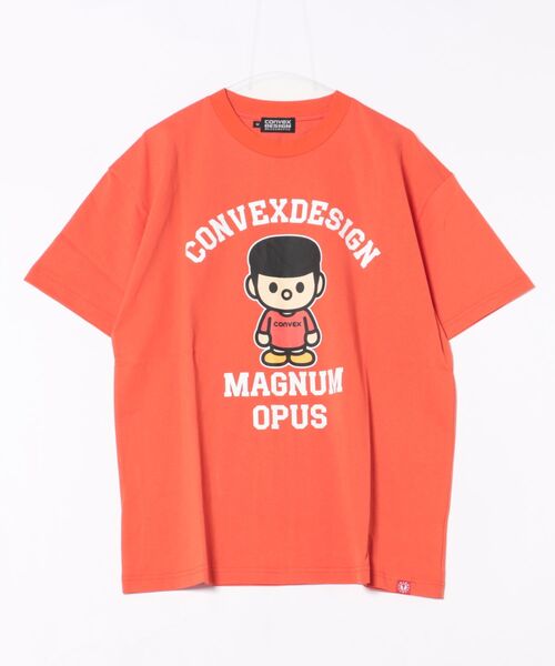 CONVEX（コンベックス）の「ﾃﾞｨﾌｫﾙﾒMUTAN / WIDE-T（大人）（Tシャツ/カットソー・メンズ・レッド/ブラック・LARGE/MEDIUM）」の5枚目の写真