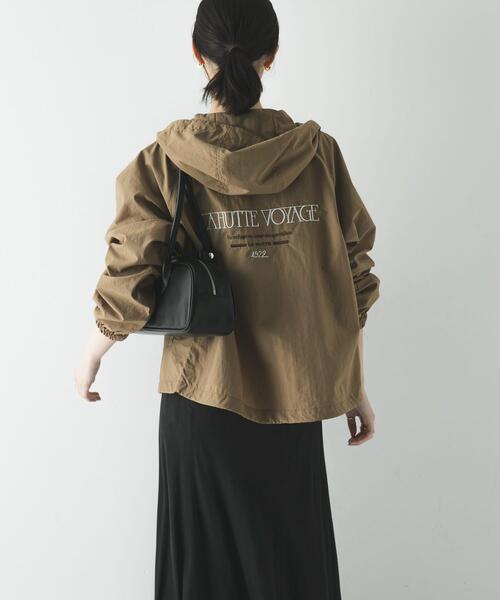 URBAN RESEARCH(アーバンリサーチ)の「『別注』La Hutte×URBAN RESEARCH ナイロンブルゾン(ブルゾン・レディース・アイボリー/ブラウン/チャコールグレー・FREE)」の14枚目の写真