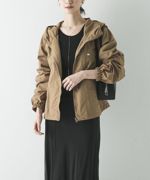 URBAN RESEARCH(アーバンリサーチ)の「『別注』La Hutte×URBAN RESEARCH ナイロンブルゾン(ブルゾン・レディース・アイボリー/ブラウン/チャコールグレー・FREE)」の16枚目の写真