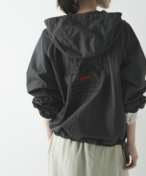 URBAN RESEARCH（アーバンリサーチ）の「『別注』La Hutte×URBAN RESEARCH　ナイロンブルゾン（ブルゾン・レディース・アイボリー/ブラウン/チャコールグレー・FREE）」の10枚目の写真