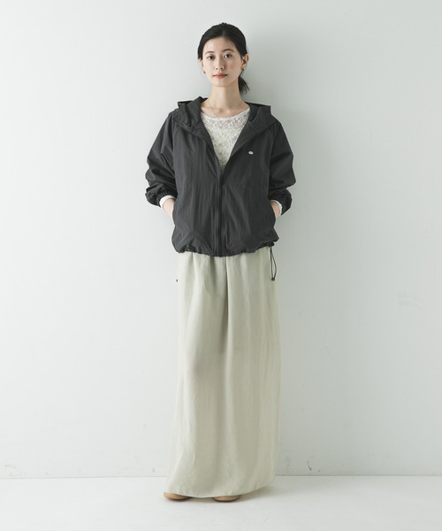 URBAN RESEARCH（アーバンリサーチ）の「『別注』La Hutte×URBAN RESEARCH　ナイロンブルゾン（ブルゾン・レディース・アイボリー/ブラウン/チャコールグレー・FREE）」の13枚目の写真