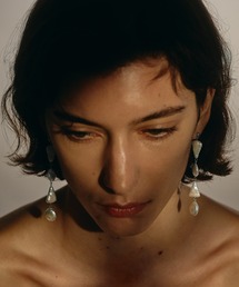 【IRIS 47】mozaic pearl pierce/モザイク パール ピアス VSJ1