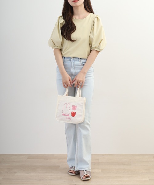 Miffy（ ミッフィー）の「miffy ミッフィー ミニトートバッグ 刺繍（トートバッグ・レディース・ホワイト系1/ホワイト系2・FREE）」の15枚目の写真