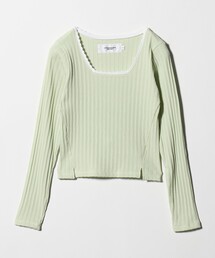 JANESMITH（ジェーンスミス）の「＜JANE SMITH ＞リブ スクエアネック プルオーバー（Tシャツ/カットソー）」