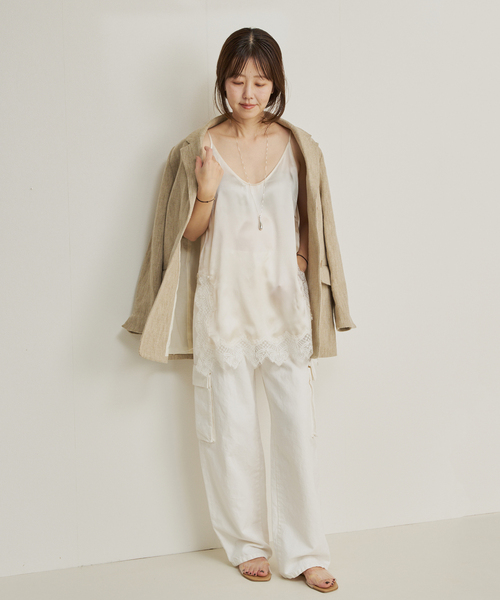 plage（プラージュ）の「R’IAM PLAIN ジャケット（テーラードジャケット・レディース・ベージュ・38/36）」の15枚目の写真