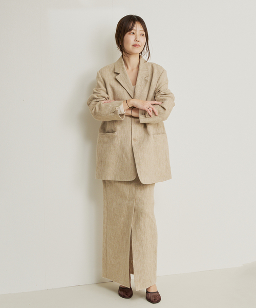 plage（プラージュ）の「R’IAM PLAIN ジャケット（テーラードジャケット・レディース・ベージュ・38/36）」の16枚目の写真