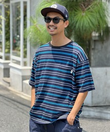 【MAGIC NUMBER】MULTI BORDER S/S T-SHIRT