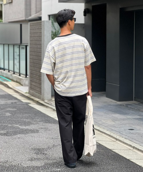 MAGIC NUMBER(マジック ナンバー)の「【MAGIC NUMBER】MULTI BORDER S/S T-SHIRT(Tシャツ/カットソー・メンズ・オートミール/ブラック・LARGE/X-LARGE/MEDIUM)」の4枚目の写真