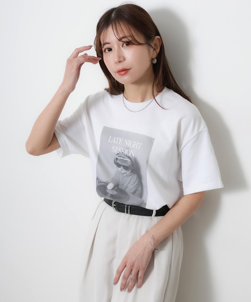 Riberry(リベリー)の「アソートアニマルフォトプリント半袖Tシャツ【CAT/DOG】(Tシャツ/カットソー・レディース・B/A/C/D・MEDIUM)」の11枚目の写真