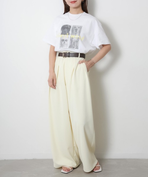 Riberry(リベリー)の「アソートアニマルフォトプリント半袖Tシャツ【CAT/DOG】(Tシャツ/カットソー・レディース・B/A/C/D・MEDIUM)」の20枚目の写真