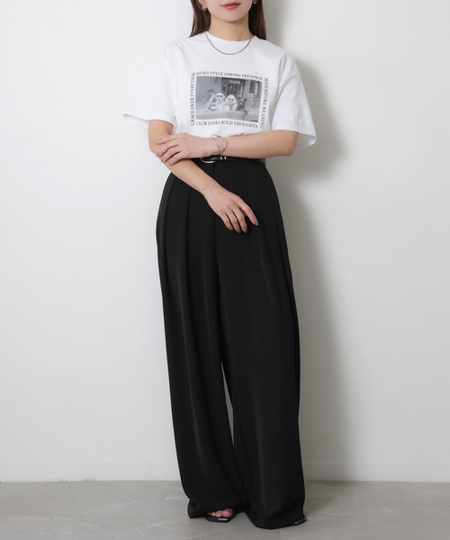 Riberry(リベリー)の「アソートアニマルフォトプリント半袖Tシャツ【CAT/DOG】(Tシャツ/カットソー・レディース・B/A/C/D・MEDIUM)」の19枚目の写真