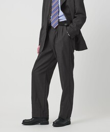 District（ディストリクト）の「＜District＞ウォッシュド トロピカルウール 2プリーツ ワイドパンツ（スラックス）」