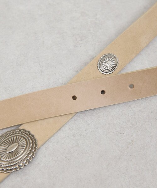 GALLARDAGALANTE(ガリャルダガランテ)の「コンチョベルト(ベルト・レディース・ブラック/ベージュ・FREE)」の9枚目の写真