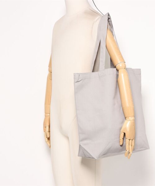 LIFEMAX(ライフマックス)の「【LIFEMAX/ライフマックス】キャンバストート(L)/【7色展開】大容量 無地 綿 肩掛け A3対応 通勤 通学 エコバッグ(トートバッグ・レディース・ネイビー/ピンク/レッド/ブルーグレー/ブラック/ライトブルー/ナチュラル・FREE)」の11枚目の写真