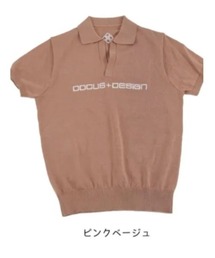 DOCUS（ドゥーカス）の「DOCUS（ドゥーカス）レディース 刺繍ロゴ サマーニット ポロシャツ（ゴルフグッズ）」