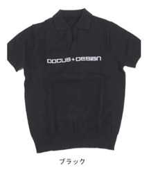 DOCUS（ドゥーカス）の「DOCUS（ドゥーカス）レディース 刺繍ロゴ サマーニット ポロシャツ（ゴルフグッズ）」