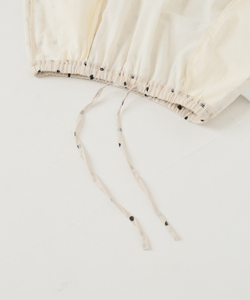 La TOTALITE（ラトータリテ）の「【洗える】麻ボイルドットスカート（スカート・レディース・ブラック/ベージュ・36/38）」の6枚目の写真