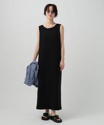 BAYFLOW | バッククロスリブワンピース(ワンピース)