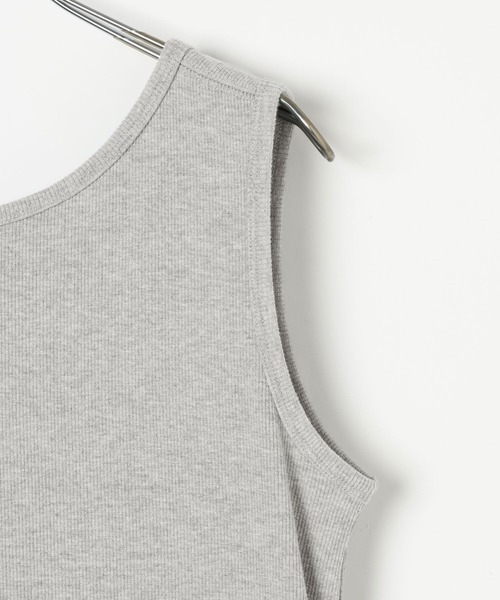 BAYFLOW（ベイフロー）の「バッククロスリブワンピース（ワンピース・レディース・グレー/ブラック・MEDIUM/SMALL）」の9枚目の写真