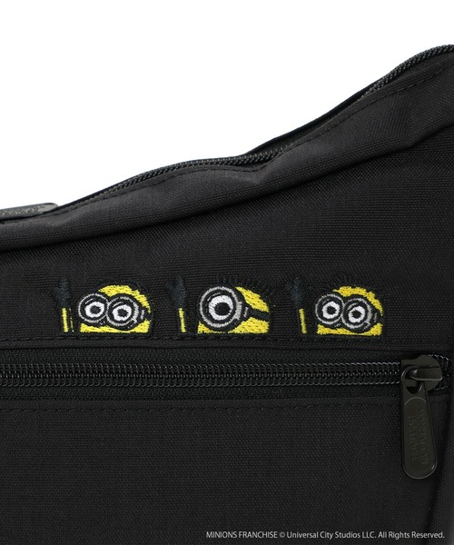 Manhattan Portage（マンハッタンポーテージ）の「Duet Shoulder Bag 500D CORDURA / MINIONS（ショルダーバッグ・レディース・ブラック・SMALL）」の9枚目の写真