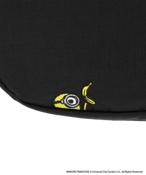 Manhattan Portage（マンハッタンポーテージ）の「Duet Shoulder Bag 500D CORDURA / MINIONS（ショルダーバッグ・レディース・ブラック・SMALL）」の10枚目の写真