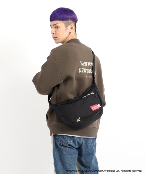 Manhattan Portage（マンハッタンポーテージ）の「Duet Shoulder Bag 500D CORDURA / MINIONS（ショルダーバッグ・レディース・ブラック・SMALL）」の16枚目の写真