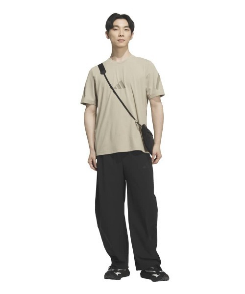 adidas(アディダス)の「アディダス adidas Z.N.Eレギュラーフィットカラット半袖Tシャツ(Tシャツ/カットソー・メンズ・サンドグレー/ダークブルー/ブラック/ホワイト・LL/S/M/L/3L)」の6枚目の写真