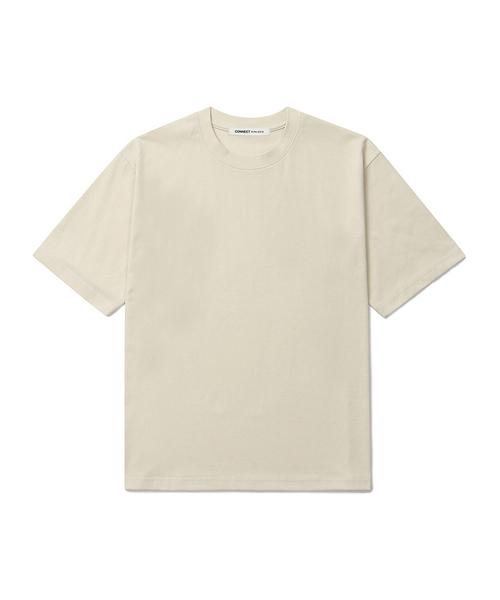 CONNECT KINLOCH(コネクトキンロック)の「スーピマコットンリラックスドTシャツ (11Color)(Tシャツ/カットソー・メンズ・ネイビー/ブラック/チャコール/グレー/ライトグレー/ブラウン/ピンク/ライトブルー/ベージュ/イエロー/ホワイト・MEDIUM/SMALL/LARGE/X-LARGE)」の7枚目の写真