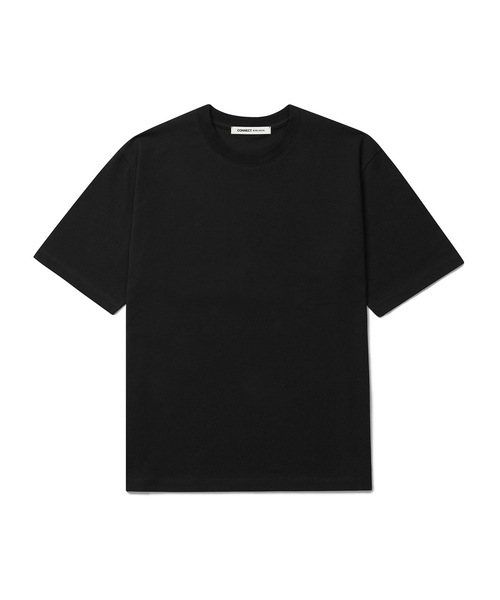 CONNECT KINLOCH(コネクトキンロック)の「スーピマコットンリラックスドTシャツ (11Color)(Tシャツ/カットソー・メンズ・ネイビー/ブラック/チャコール/グレー/ライトグレー/ブラウン/ピンク/ライトブルー/ベージュ/イエロー/ホワイト・MEDIUM/SMALL/LARGE/X-LARGE)」の1枚目の写真