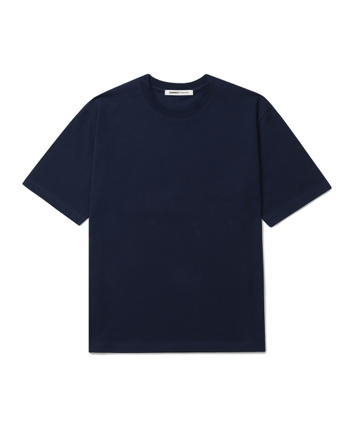 CONNECT KINLOCH(コネクトキンロック)の「スーピマコットンリラックスドTシャツ (11Color)(Tシャツ/カットソー・メンズ・ネイビー/ブラック/チャコール/グレー/ライトグレー/ブラウン/ピンク/ライトブルー/ベージュ/イエロー/ホワイト・MEDIUM/SMALL/LARGE/X-LARGE)」の12枚目の写真