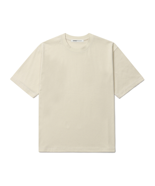 CONNECT KINLOCH(コネクトキンロック)の「スーピマコットンリラックスドTシャツ (11Color)(Tシャツ/カットソー・メンズ・ネイビー/ブラック/チャコール/グレー/ライトグレー/ブラウン/ピンク/ライトブルー/ベージュ/イエロー/ホワイト・MEDIUM/SMALL/LARGE/X-LARGE)」の19枚目の写真