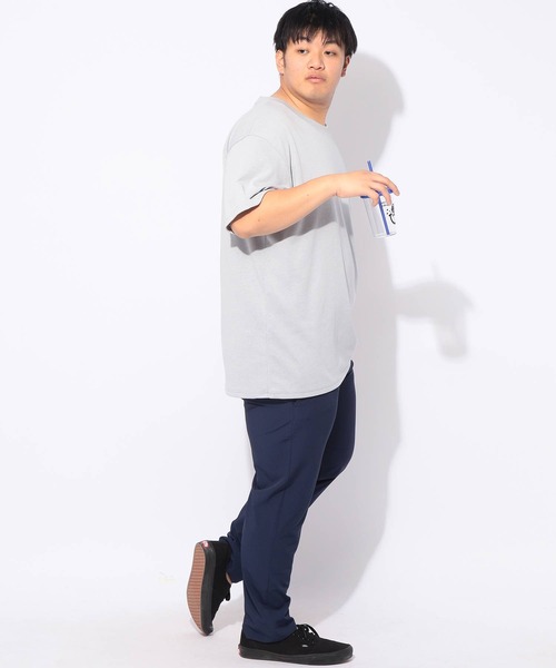 UNDER ARMOUR(アンダーアーマー)の「Tシャツ 半袖 HW PATCH SS メンズ 大きいサイズ LOOSE ヘビーウエイト パッチロゴ クルーネック カットソー UNDER ARMOUR (アンダーアーマー)(Tシャツ/カットソー・メンズ・グレー/ブルー・3XL/4XL/5XL)」の7枚目の写真