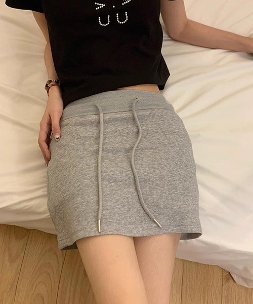 MEMECLE(メメクル)の「【 MEMECLE / メメクル 】インパン付き スウェットスカート(スカート・レディース・グレー/ブラック・LARGE/MEDIUM/SMALL)」の9枚目の写真