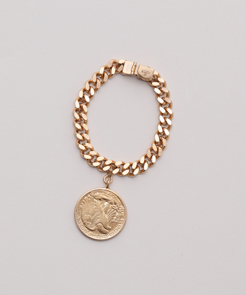 AP STUDIO(エーピーストゥディオ)の「【JANIS SAVITT/ジャニス・サビット】gold Coin Bracelet(ブレスレット・レディース・ゴールド・FREE)」の9枚目の写真