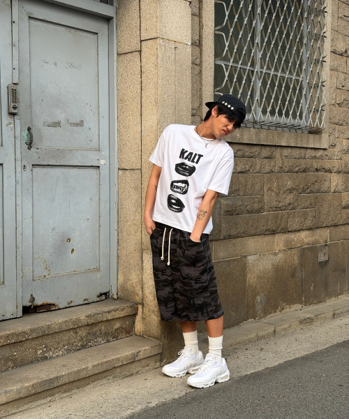 AMOU（アモウ）の「CAMO One Tuck Bermuda Pants Charcoal（その他パンツ・メンズ・その他・1/2）」の19枚目の写真