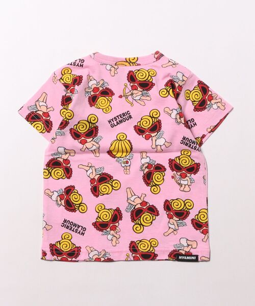 ANGEL MINI総柄 半袖Tシャツ（Tシャツ/カットソー）｜HYSTERIC MINI