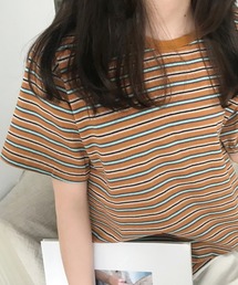 マルチボーダーTシャツ