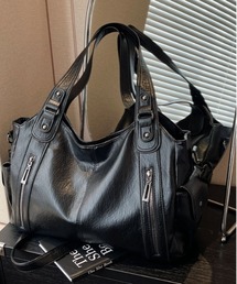 Evo+Revo（エボレボ）の「"ヴィンテージライク"2WAYジップデザイントートバッグ（トートバッグ）」