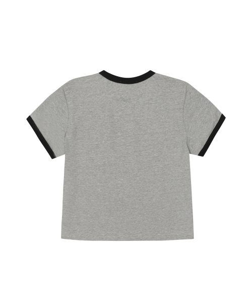 LOSERS CLUB(ルーザーズクラブ)の「スタープリケクロップリンガーTシャツウィメンズフィットグレー(Tシャツ/カットソー・レディース・その他・SMALL)」の2枚目の写真