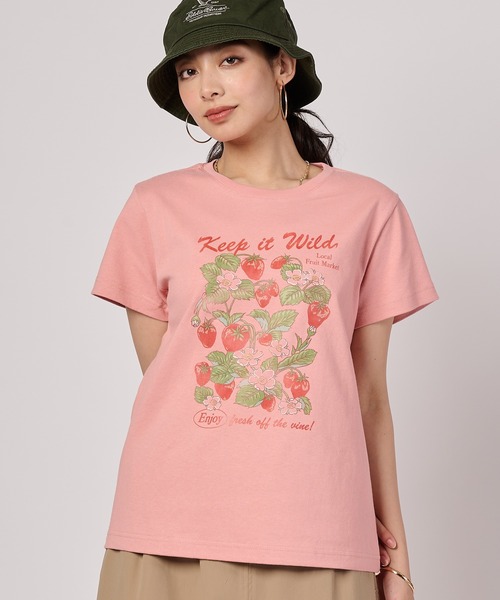 Eddie Bauer(エディーバウアー)の「アソーテッド グラフィック 半袖Tシャツ(Tシャツ/カットソー・レディース・ホワイト/ネイビー/イエロー/ピンク・XL/L/M/S)」の4枚目の写真