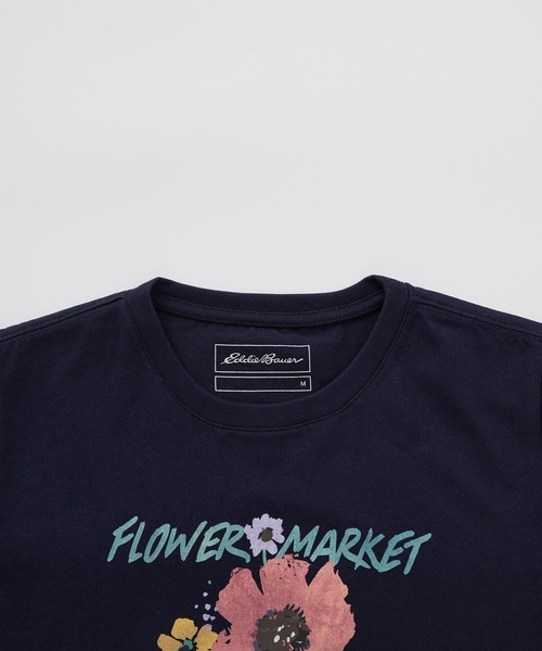 Eddie Bauer(エディーバウアー)の「アソーテッド グラフィック 半袖Tシャツ(Tシャツ/カットソー・レディース・ホワイト/ネイビー/イエロー/ピンク・XL/L/M/S)」の21枚目の写真