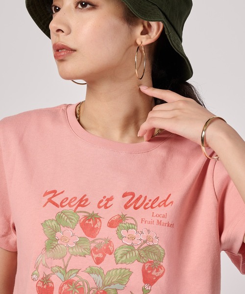 Eddie Bauer(エディーバウアー)の「アソーテッド グラフィック 半袖Tシャツ(Tシャツ/カットソー・レディース・ホワイト/ネイビー/イエロー/ピンク・XL/L/M/S)」の14枚目の写真