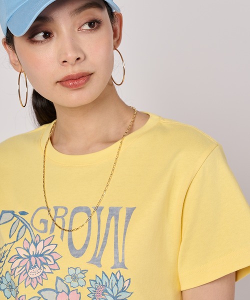 Eddie Bauer(エディーバウアー)の「アソーテッド グラフィック 半袖Tシャツ(Tシャツ/カットソー・レディース・ホワイト/ネイビー/イエロー/ピンク・XL/L/M/S)」の12枚目の写真