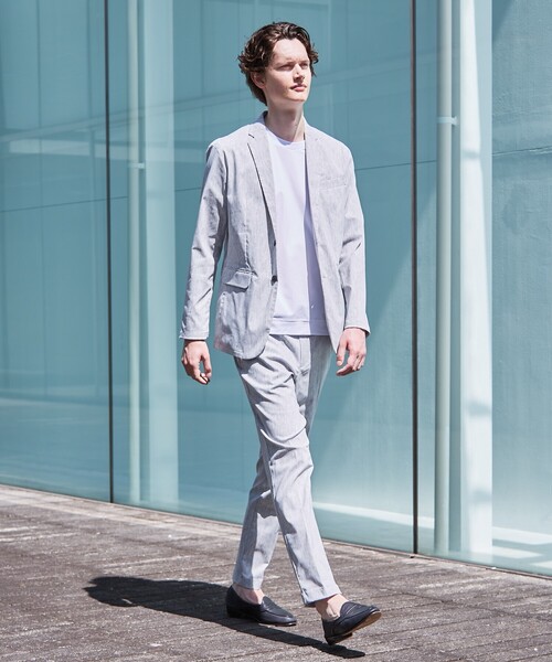 ABAHOUSE GRAY(アバハウスグレイ)の「【セットアップ対応】COOL DRYMAX ジャケット(テーラードジャケット・メンズ・グレー/ブルー/グレイッシュベージュ/その他/モカ/ネイビー/ブラック・50/48/44/46)」の8枚目の写真