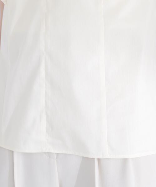 NATURAL BEAUTY BASIC(ナチュラルビューティーベーシック)の「ラッフルフレンチスリーブブラウス(シャツ/ブラウス・レディース・イエロー/ネイビー/ブルー・フリ-)」の19枚目の写真