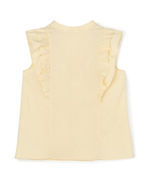 NATURAL BEAUTY BASIC(ナチュラルビューティーベーシック)の「ラッフルフレンチスリーブブラウス(シャツ/ブラウス・レディース・イエロー/ネイビー/ブルー・フリ-)」の20枚目の写真