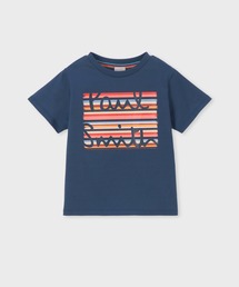 Paul Smith JUNIOR（ポールスミスジュニア）の「ボーイズ ストライプロゴ Tシャツ / 893197 3561212（Tシャツ/カットソー）」